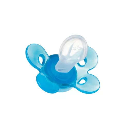 Chicco Physio Comfort szilikon cumi 6-16 hó fiú - pöttyös 1 db