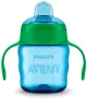 Philips AVENT SCF551/05 Itatópohár Classic 200 ml itatófüllel fiús + Ajándék PETITE&MARS Szilikon tál