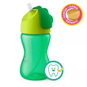   Philips AVENT SCF798/01 Itatópohár rugalmas szívószállal 300ml fiús + Ajándék PETITE&MARS Szilikon tál