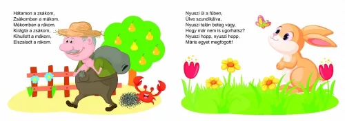 Kis kacsa fürdik - mondókáskönyv ÚJ (kartonkönyv)