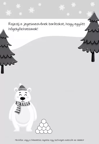 Megjött a Mikulás - rajzos feladványok