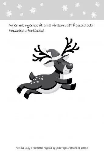 Megjött a Mikulás - rajzos feladványok