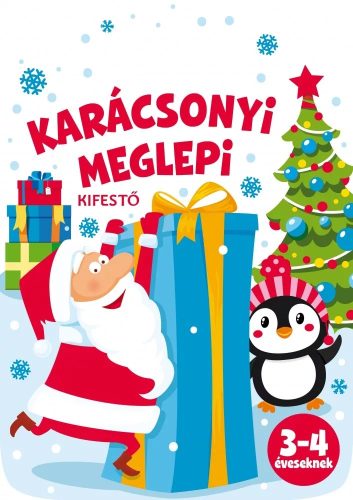 Karácsonyi meglepi - kifestő