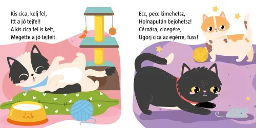 Cicás mondókáskönyvem (kartonkönyv)