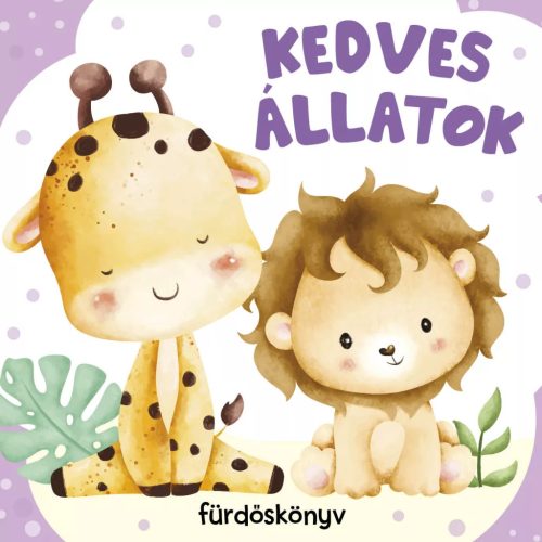 Kedves állatok - fürdőskönyv