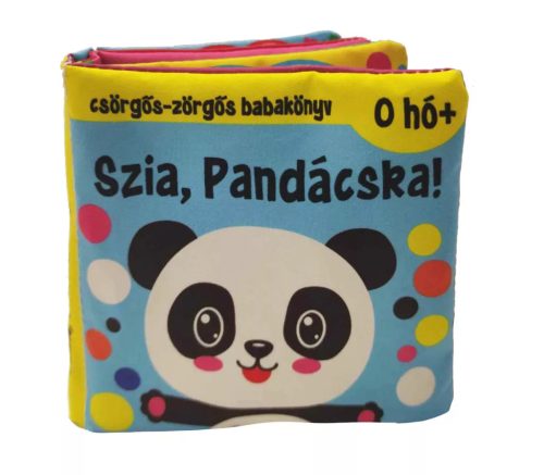 Csörgős-zörgős babakönyv: Szia, Pandácska!