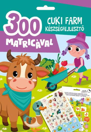 Cuki farm készségfejlesztő - 300 matricával