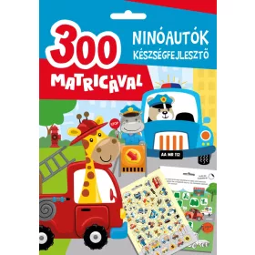 Ninóautók készségfejlesztő - 300 matricával