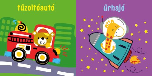 Piros kisautó - fürdőskönyv ajándék játékkal