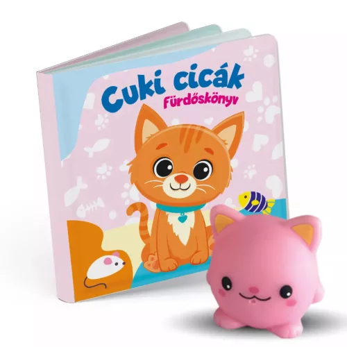 Cuki cicák - fürdőskönyv ajándék játékkal