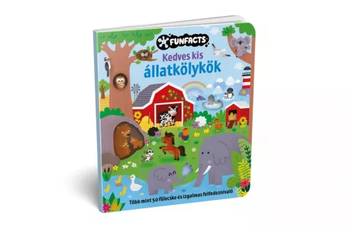 Kedves kis állatkölykök - Interaktív füles, ablakos gyerekkönyv