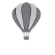 Álommanó gyerekszoba lámpa - Hőlégballon - (szürke-fehér) + távirányítóval (9 szín + időzítő) - RGB