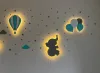 Álommanó gyerekszoba lámpa - Hőlégballon - (szürke-fehér) + távirányítóval (9 szín + időzítő) - RGB