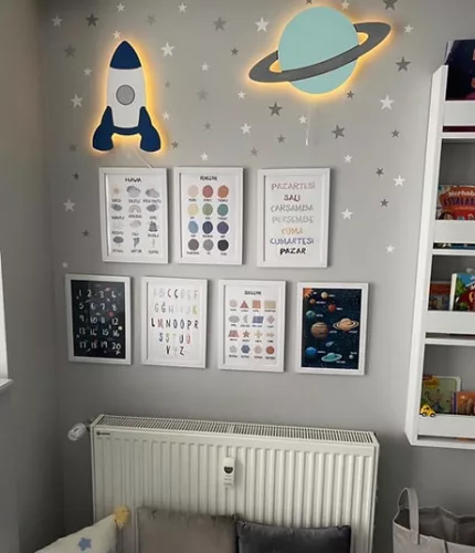 Álommanó gyerekszoba lámpa - Rakéta