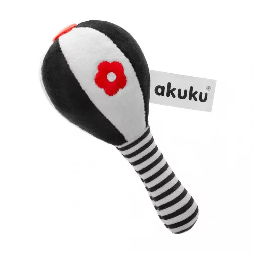 Kontrasztos baba csörgő Akuku Maracas