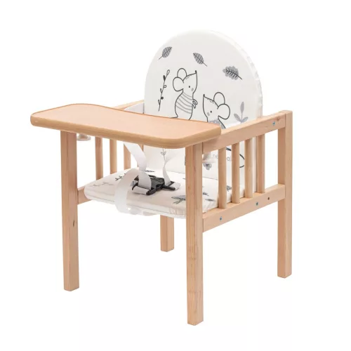 Bükkfa etetőszék, Skandináv stílusú - New Baby - Jerry