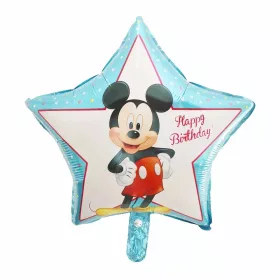 Mickey eger csillag alakú fóla lufi - 45 cm