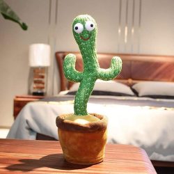   Éneklő és táncoló kaktusz - elismétli amit mondasz neki / plüss anyagból