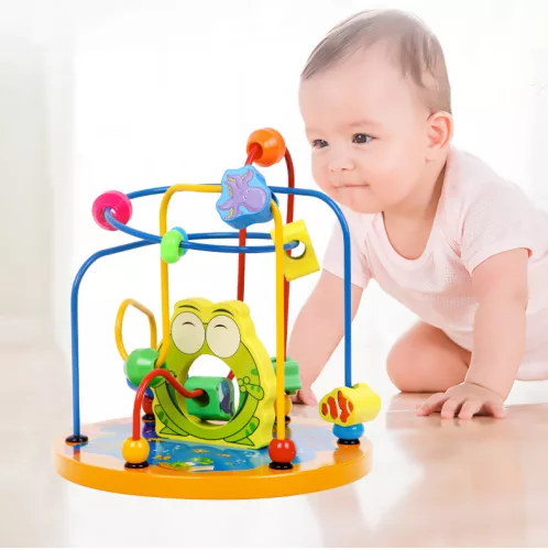 Fa interaktív készségfejlesztő kocka