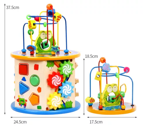 Fa interaktív készségfejlesztő kocka