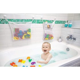   Fürdőjáték tároló háló - 2 részes szett - tapadókorongos