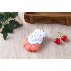 Unique Baby Fogzáskesztyű rágóka - Narancssárga