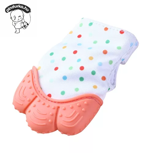 Unique Baby Fogzáskesztyű rágóka - Narancssárga