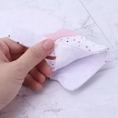Unique Baby Fogzáskesztyű rágóka - Narancssárga
