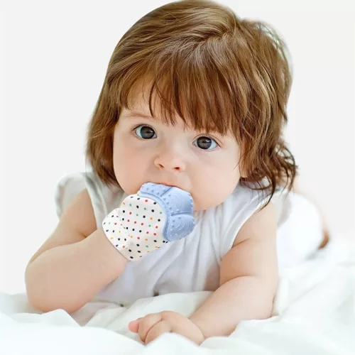 Unique Baby Fogzáskesztyű rágóka - Türkiz