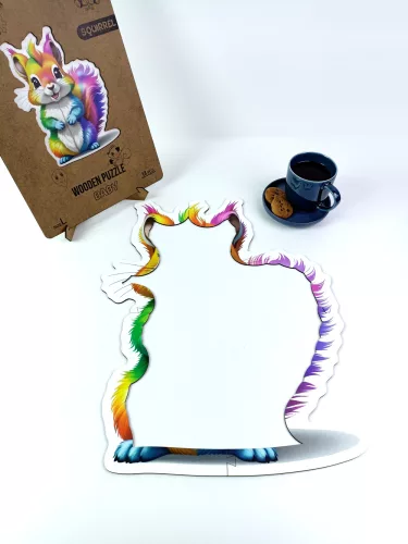 Óriás fa puzzle, kirakó - Mókus