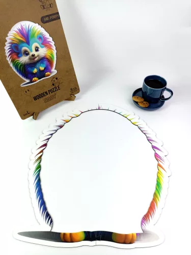 Óriás fa puzzle, kirakó - Süni