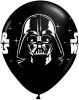 Star Wars gumi lufi fekete színben - 30 cm - 5db