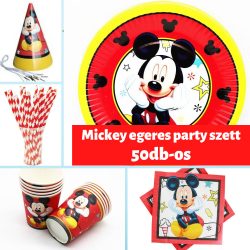 Mickey egeres Party Szett - 50db-os
