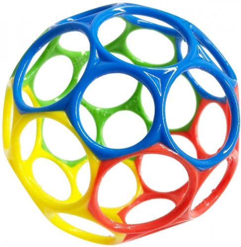 Ball labda játék 10 cm - mix (0 hó+) - Baoli rattle training ball