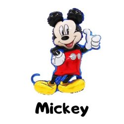 Óriás Mickey egér fólia lufi 48x80 cm