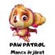 Óriás Paw Patrol-Mancs Őrjáratos fólia lufi 86x79cm - Skye