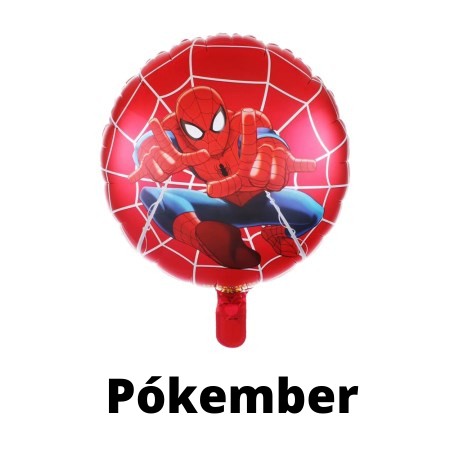 Pókember mintás fólia lufi 45 cm - Spiderman