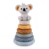 Prémium szenzoros puha építőkocka + Toronyépítő szett - Koala