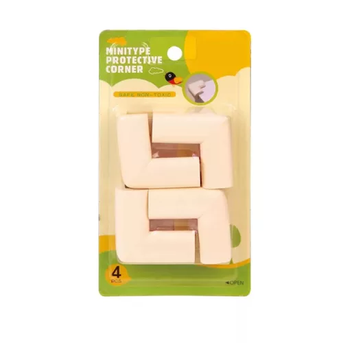 Bababiztonsági sarokvédő habszivacs szett, bútorokhoz - 4db