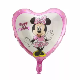 Minnie eger szív alakú fóla lufi - 45 cm