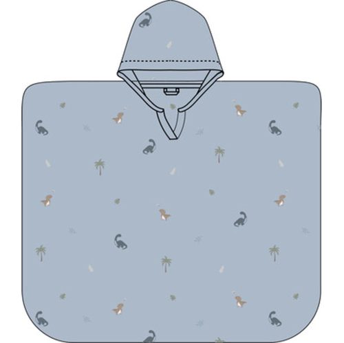 Petu Petu Muszlin poncsó kapucnival- Dínós(3-4év)